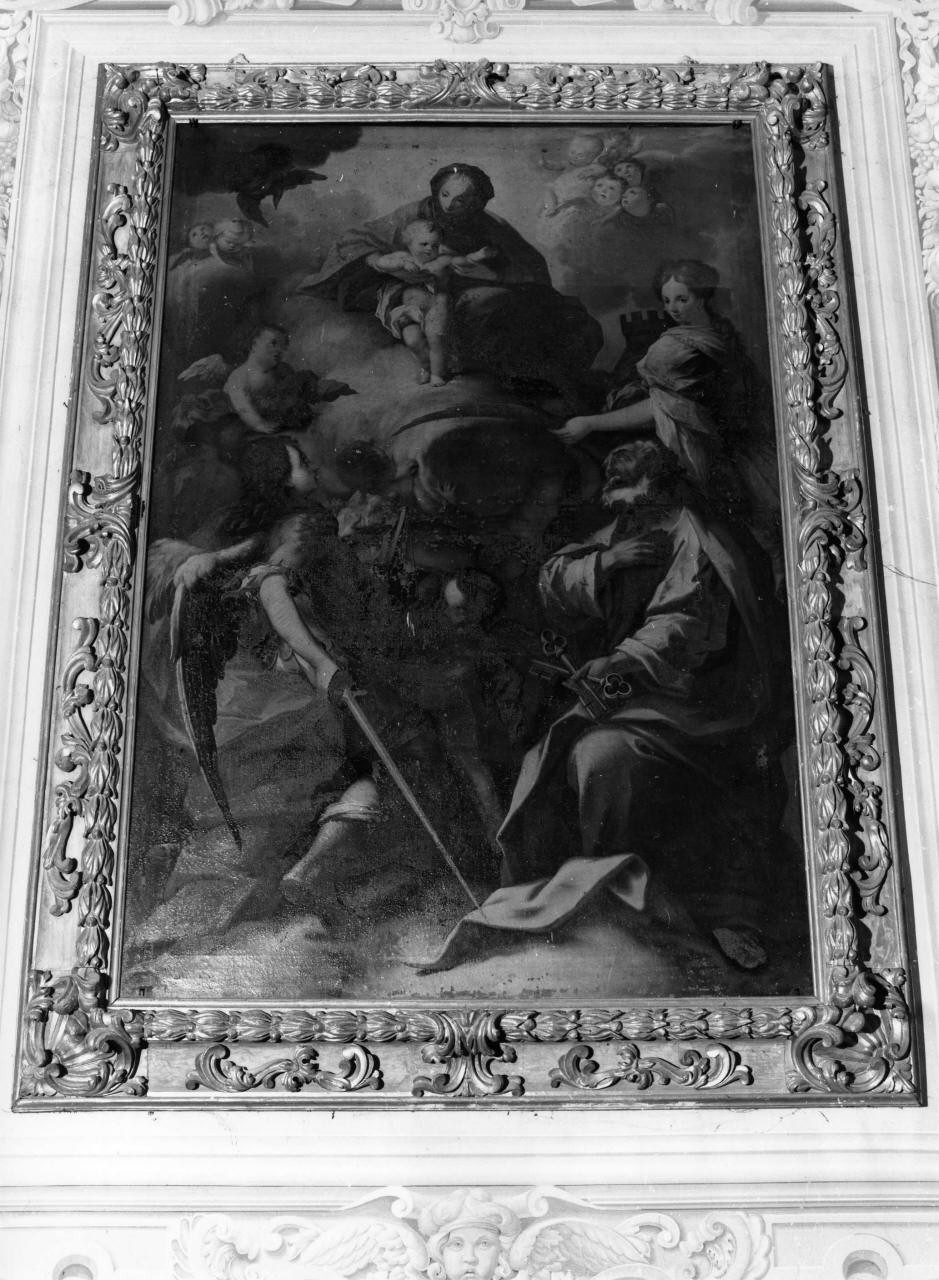 cornice di pala d'altare - bottega toscana (prima metà sec. XVIII)