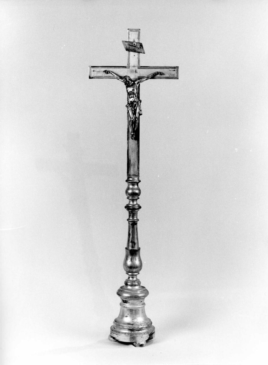 Cristo crocifisso (croce d'altare) - bottega italiana (primo quarto sec. XIX)