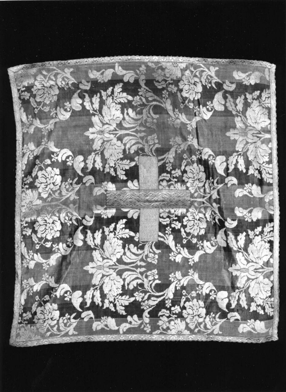 velo di calice, elemento d'insieme - manifattura italiana (ultimo quarto sec. XVIII)