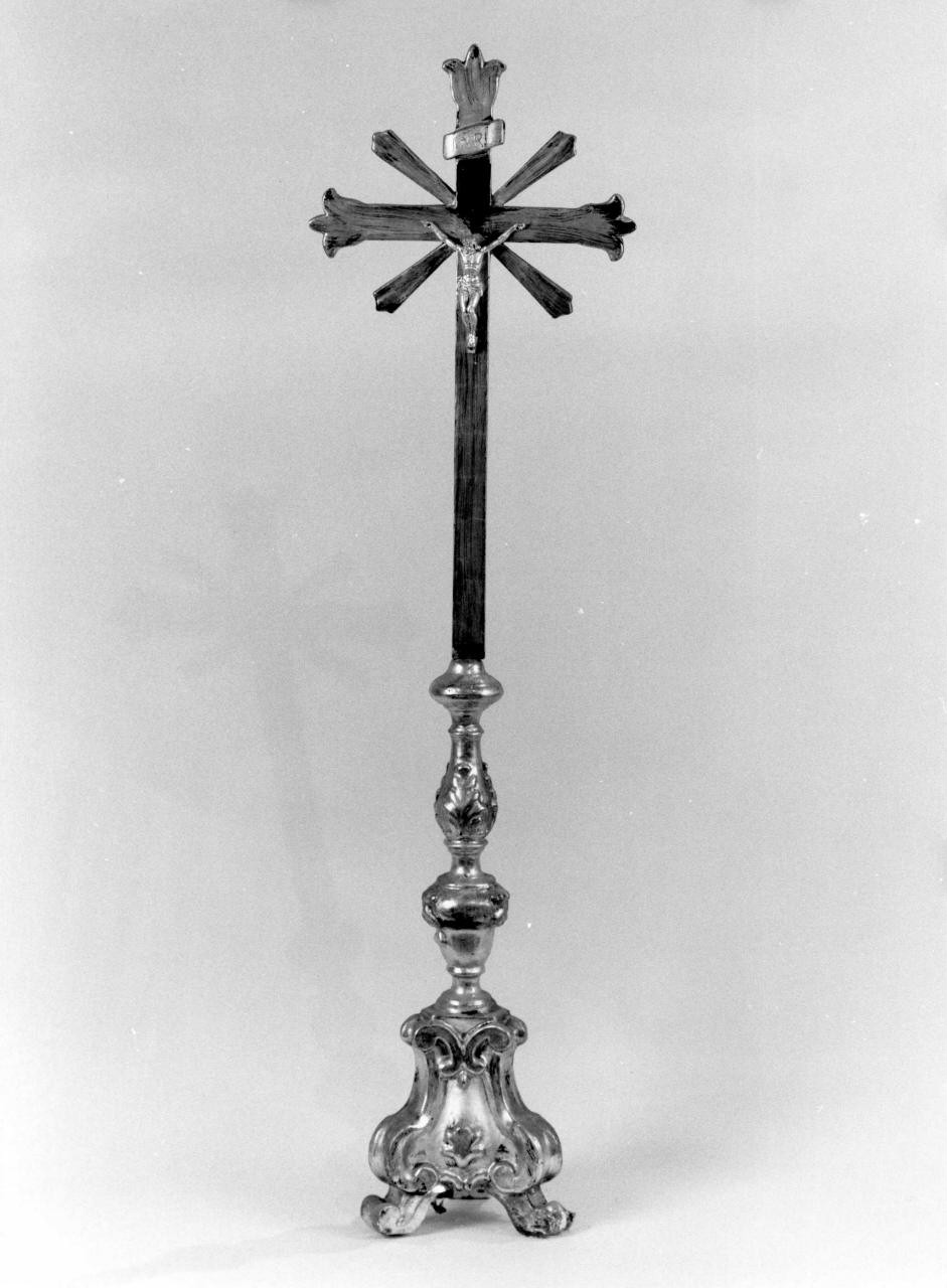 Cristo crocifisso (croce d'altare) - bottega italiana (ultimo quarto sec. XVIII)