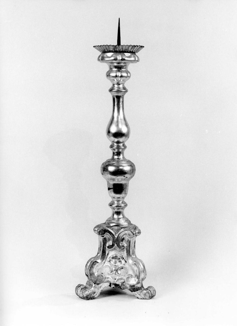 candeliere, serie - bottega italiana (seconda metà sec. XVIII)