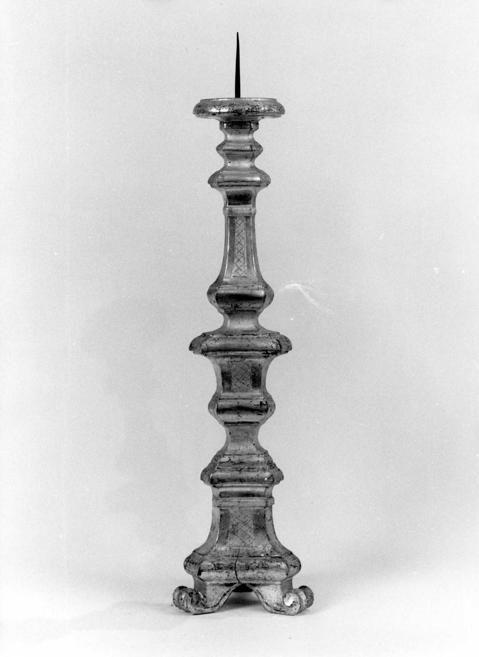 candeliere - bottega italiana (seconda metà sec. XVIII)