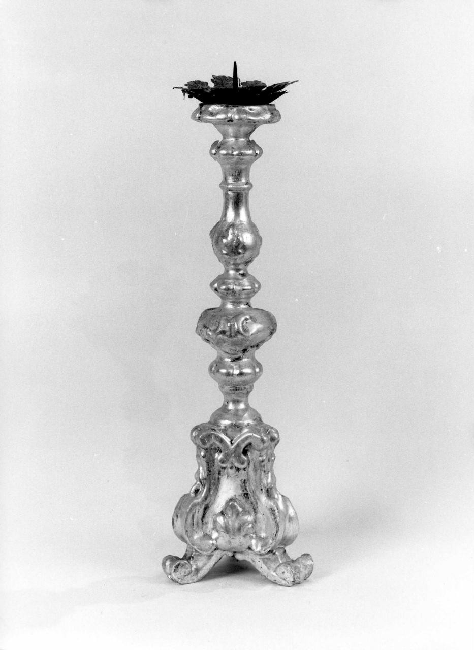 candeliere, serie - bottega italiana (seconda metà sec. XVIII)