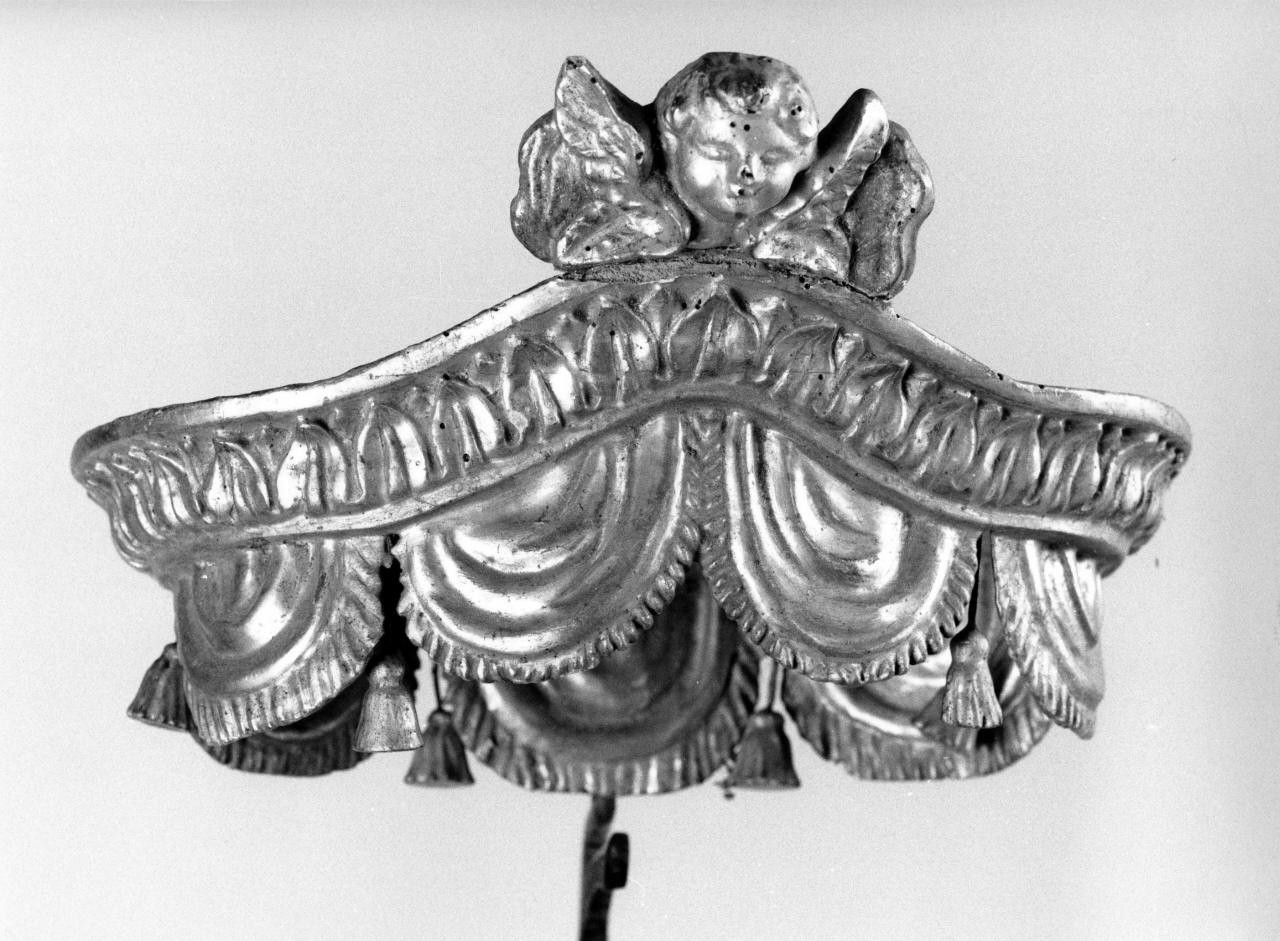 corona, elemento d'insieme - bottega toscana (seconda metà sec. XVIII)