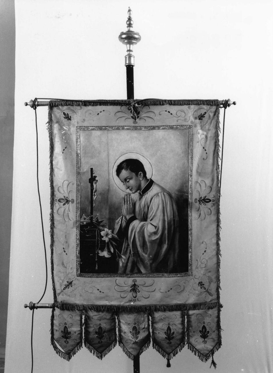 asta di stendardo processionale - bottega toscana (seconda metà sec. XIX)