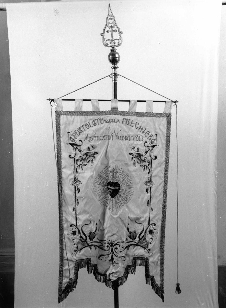 asta di stendardo processionale - produzione toscana (seconda metà sec. XIX)