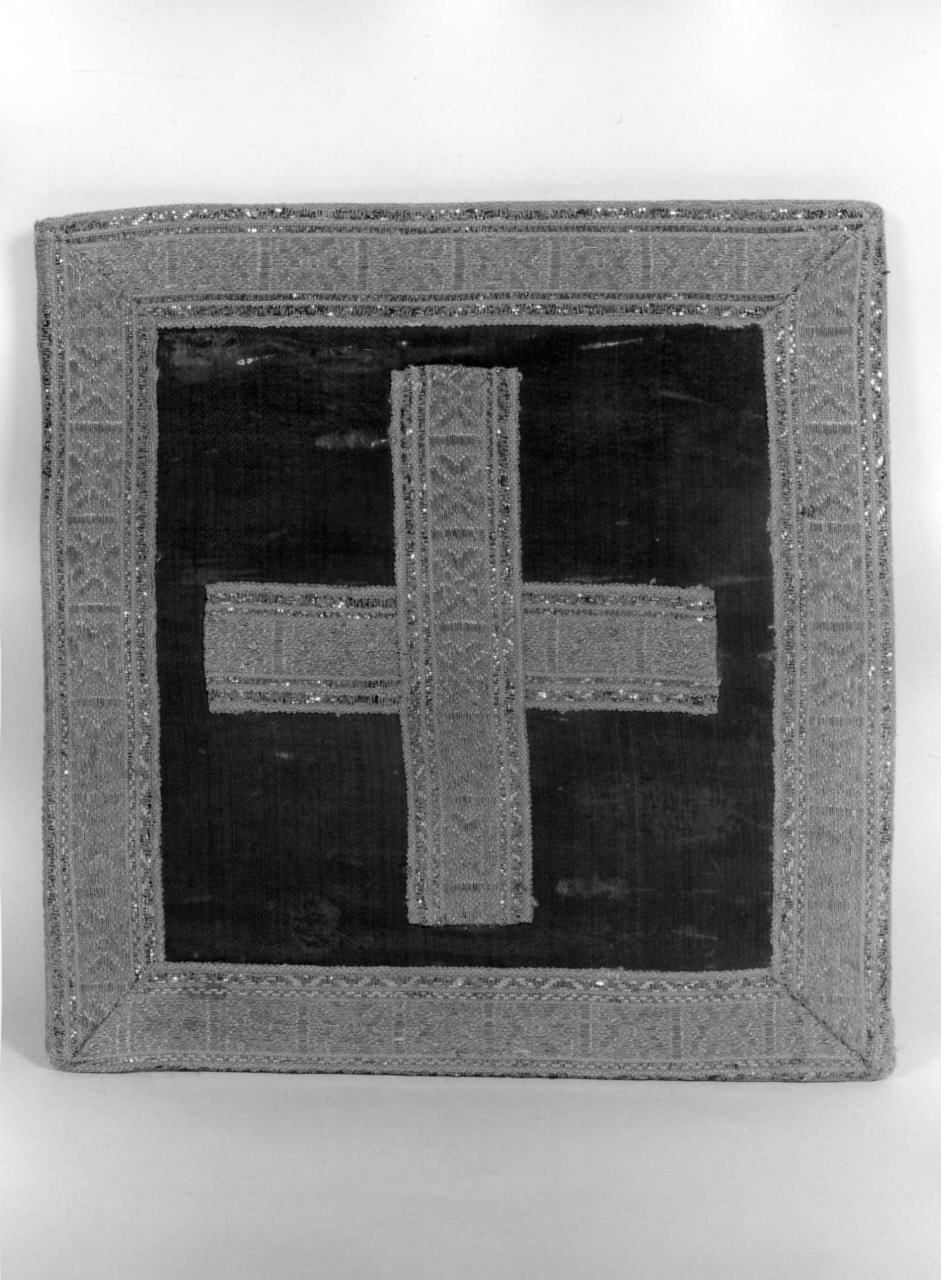 borsa del corporale, elemento d'insieme - manifattura italiana (sec. XVIII)