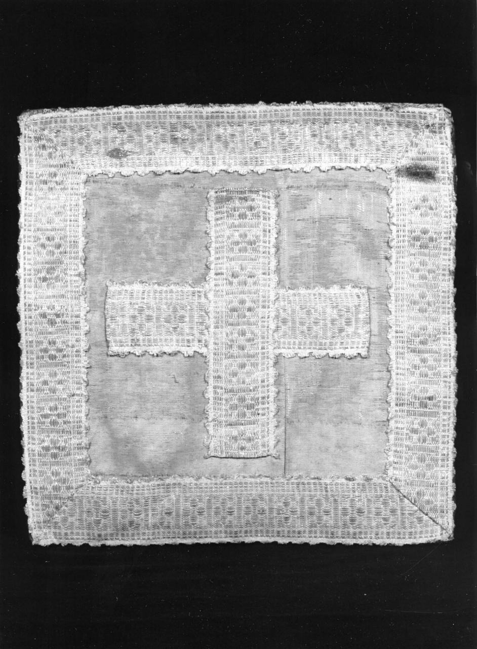 borsa del corporale, elemento d'insieme - manifattura italiana (sec. XVIII)