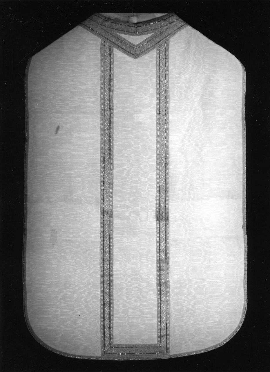 paramento liturgico - manifattura italiana (seconda metà sec. XVIII)