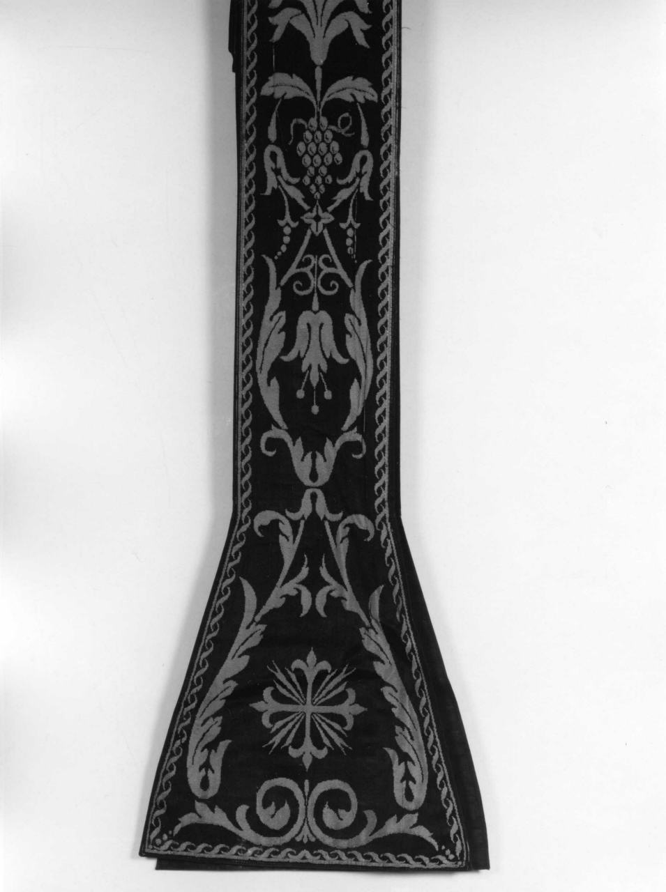 stola, elemento d'insieme - manifattura italiana (fine/inizio secc. XIX/ XX)