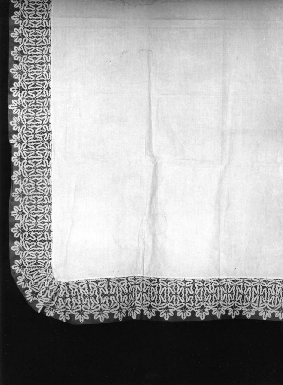 tovaglia d'altare - manifattura italiana (ultimo quarto sec. XIX)