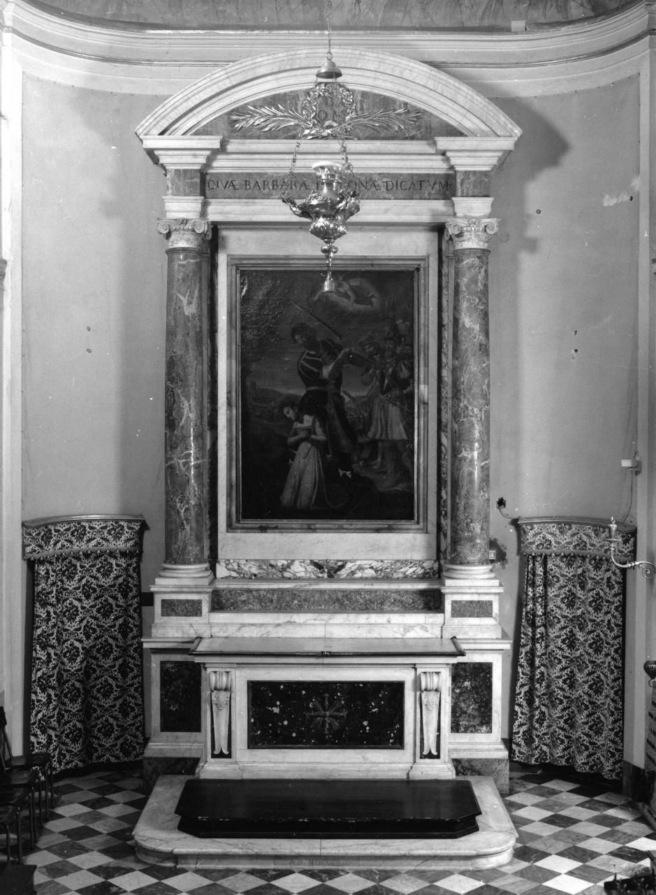 altare - a blocco - produzione toscana (sec. XVIII)