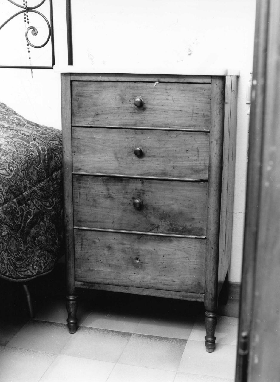 comodino - bottega toscana (ultimo quarto sec. XIX)