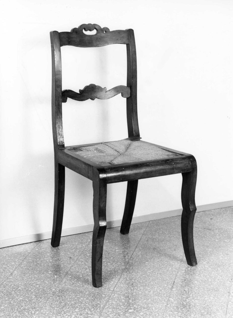 sedia - bottega toscana (secondo quarto sec. XIX)