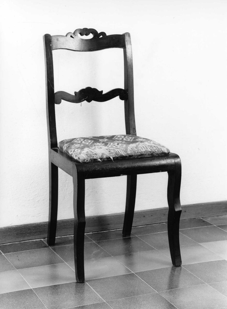 sedia - bottega toscana (secondo quarto sec. XIX)