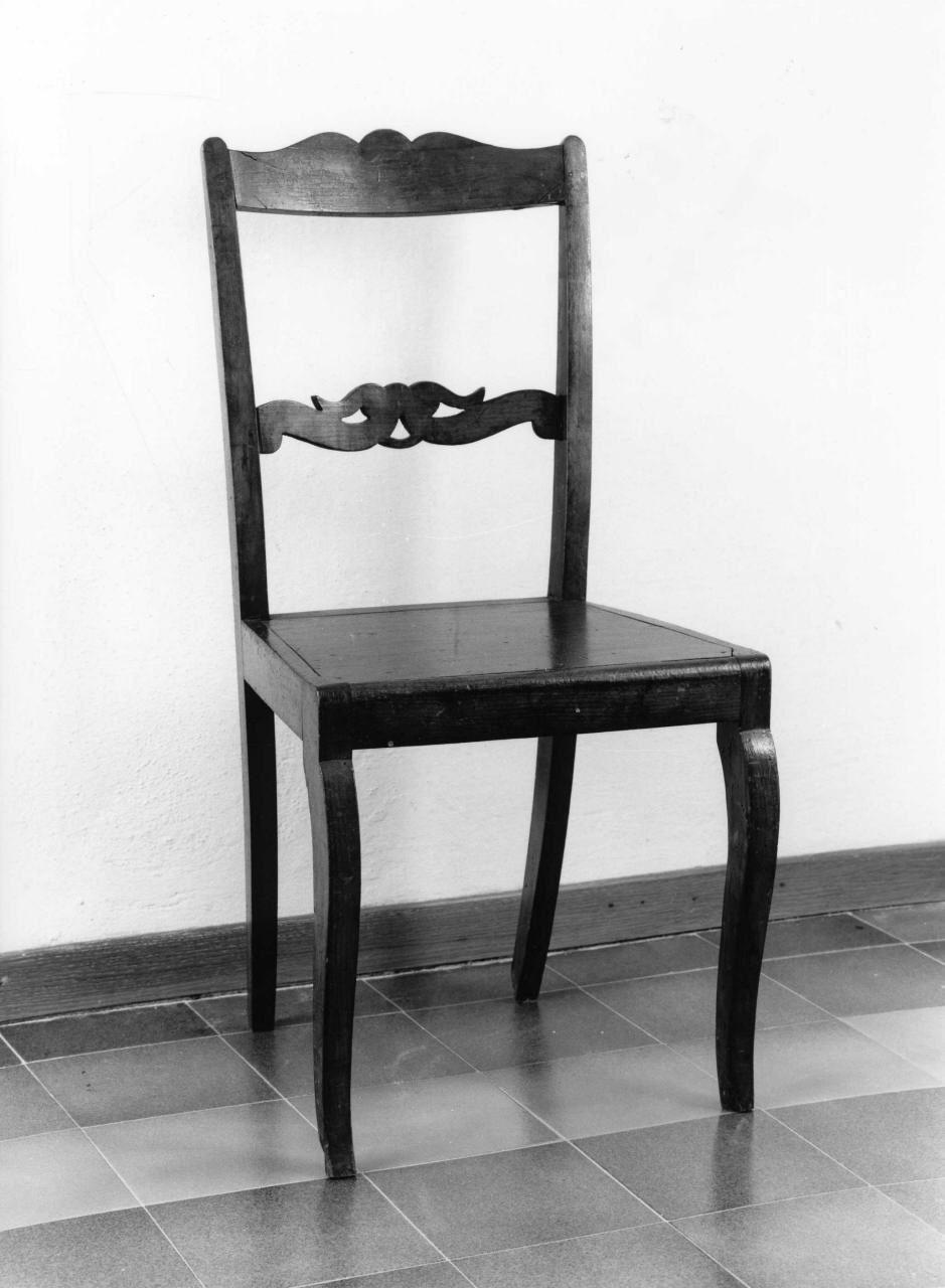 sedia - bottega toscana (secondo quarto sec. XIX)