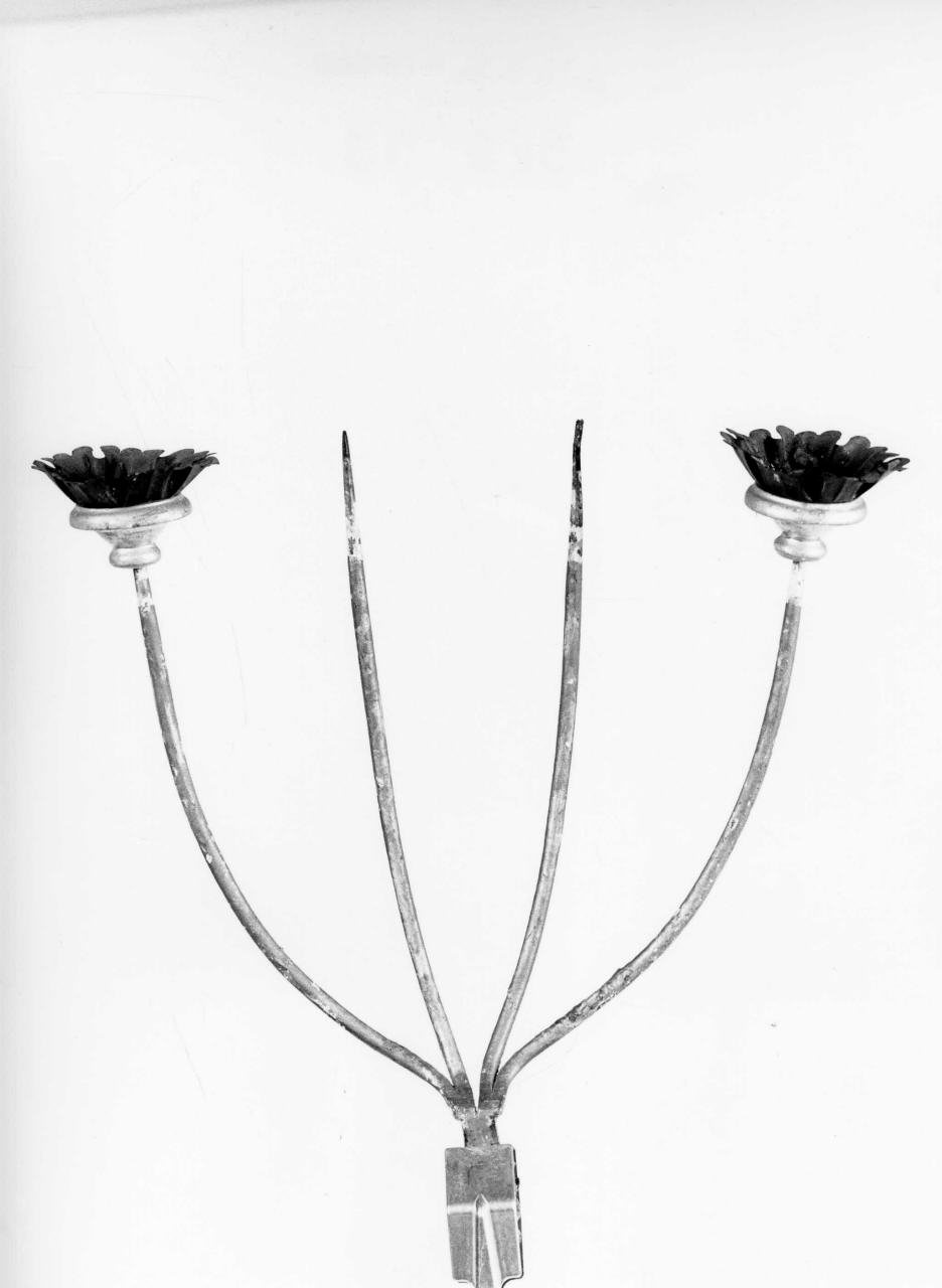 candeliere da parete, serie - produzione toscana (prima metà sec. XIX)