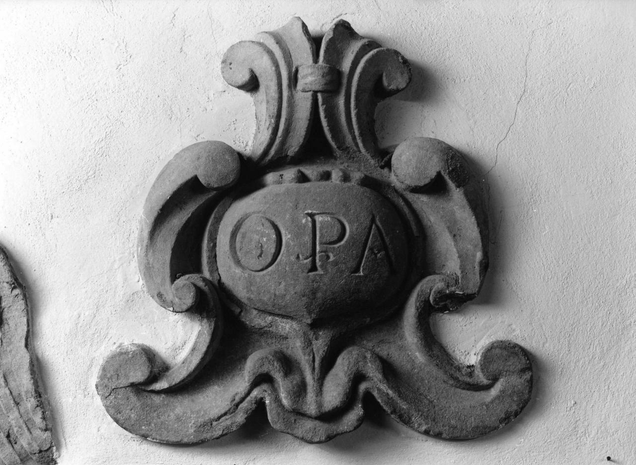 stemma (rilievo) - bottega toscana (prima metà sec. XVII)