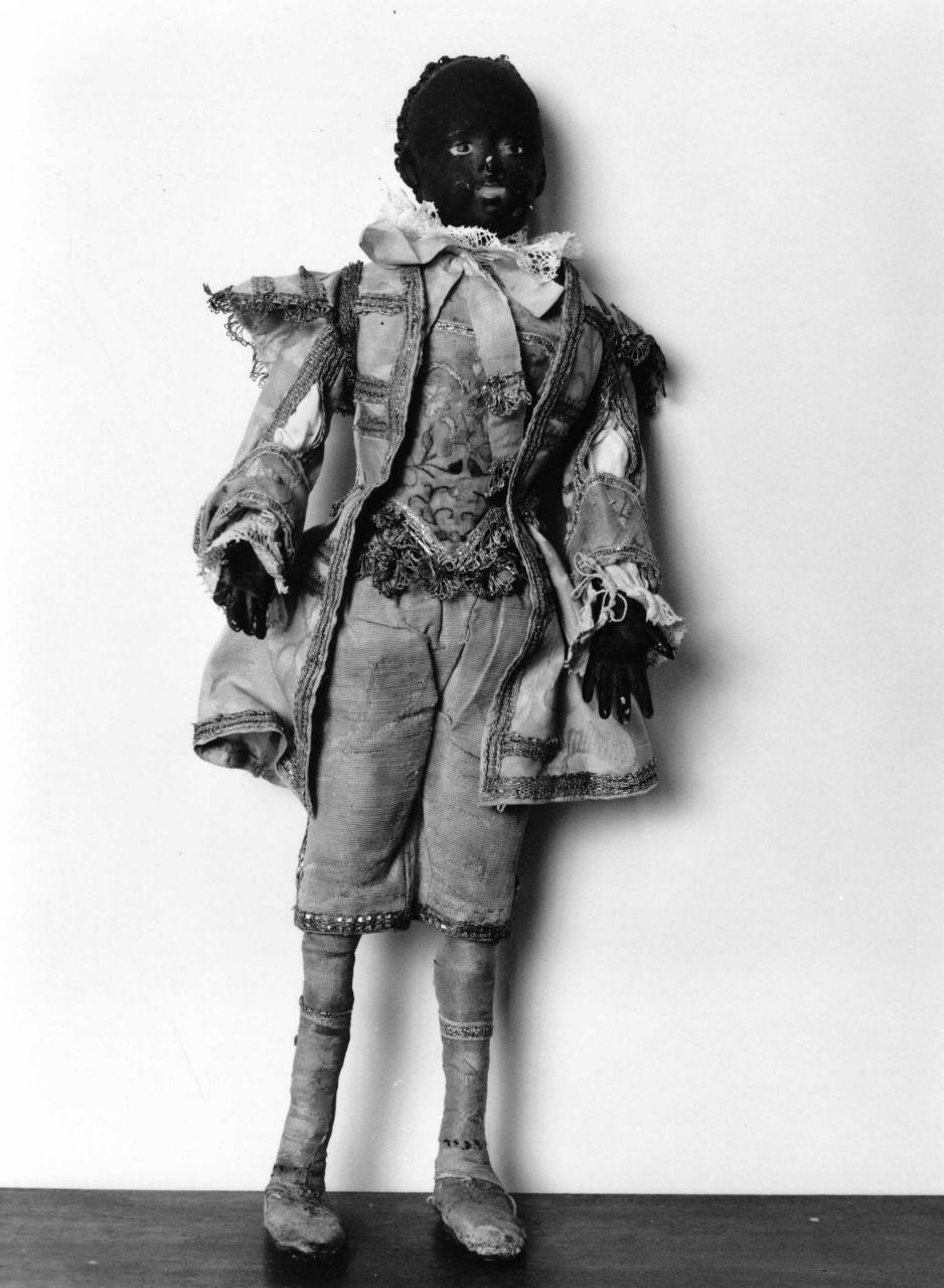 bambino moro (statuetta di presepio) - produzione italiana (seconda metà sec. XVIII)