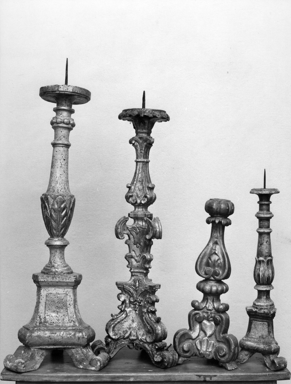 candelabro, opera isolata - bottega toscana (sec. XIX)