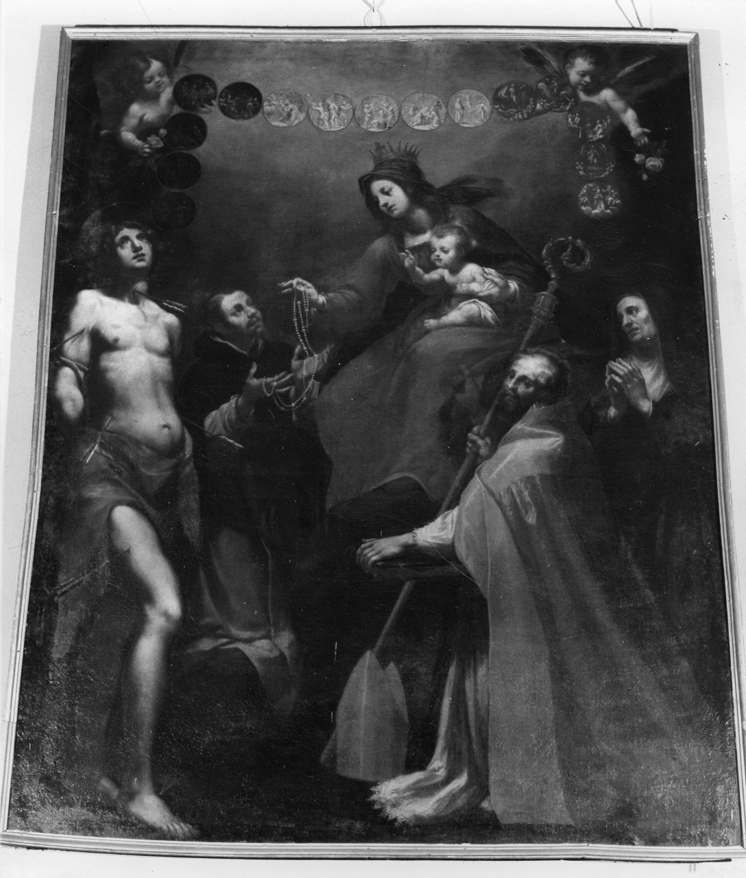 Madonna del Rosario (dipinto) - ambito fiorentino (seconda metà sec. XVII)