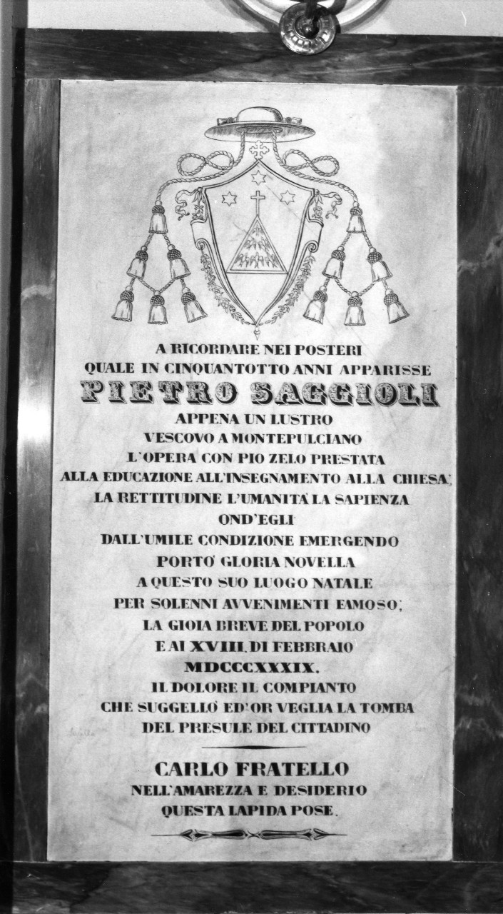 lapide - bottega toscana (sec. XIX)