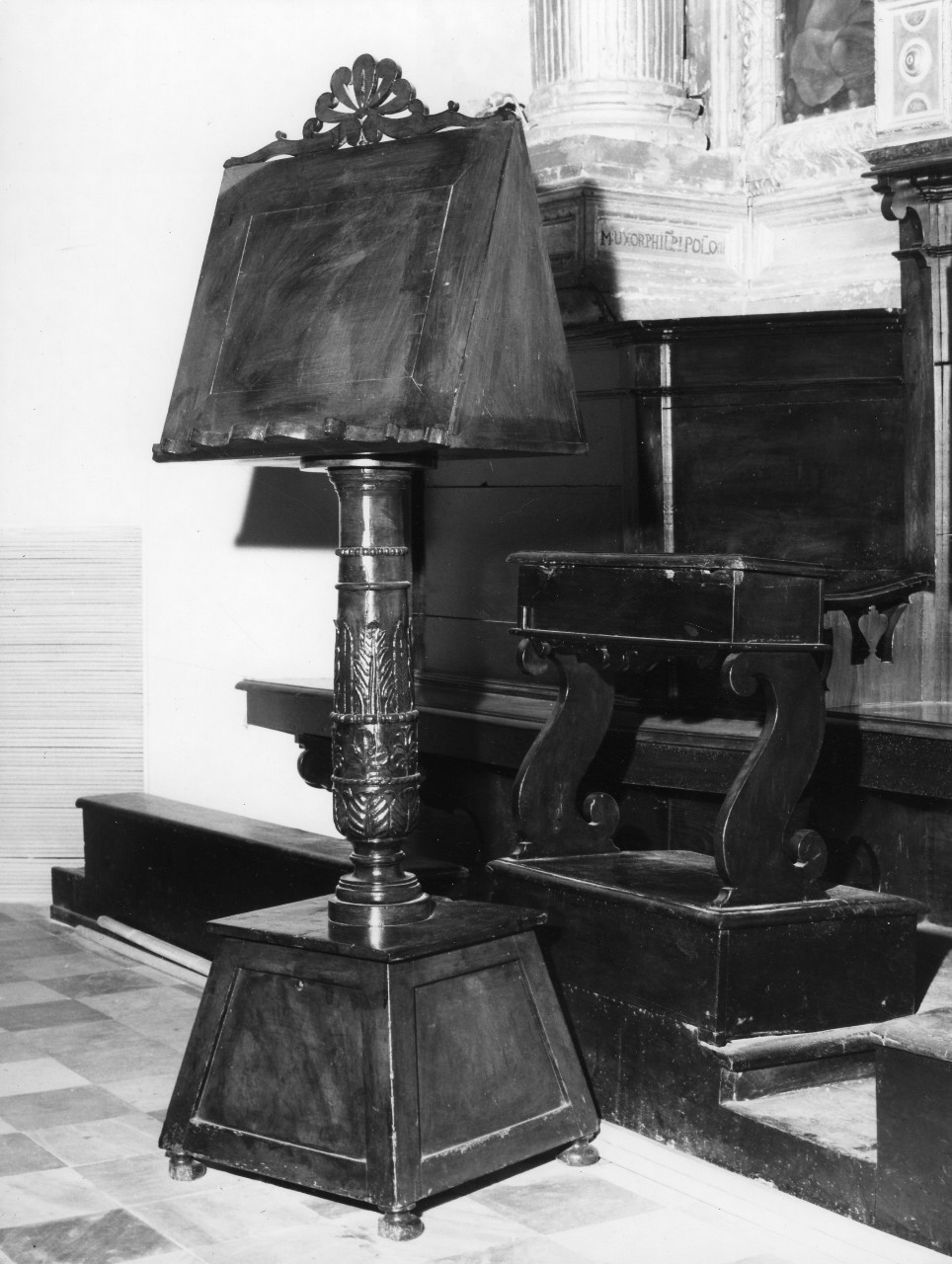 leggio - bottega toscana (sec. XIX)