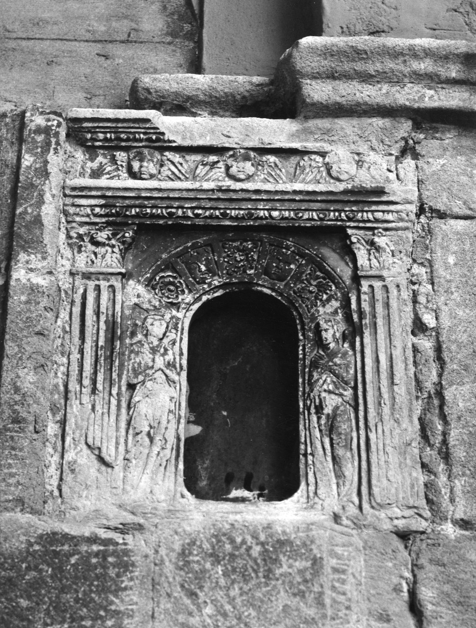 mostra di tabernacolo - bottega toscana (prima metà sec. XVI)