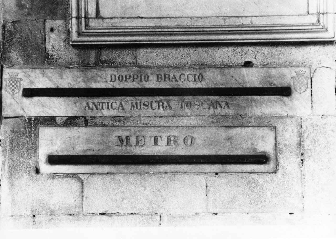 unità di misura - manifattura toscana (sec. XIX)