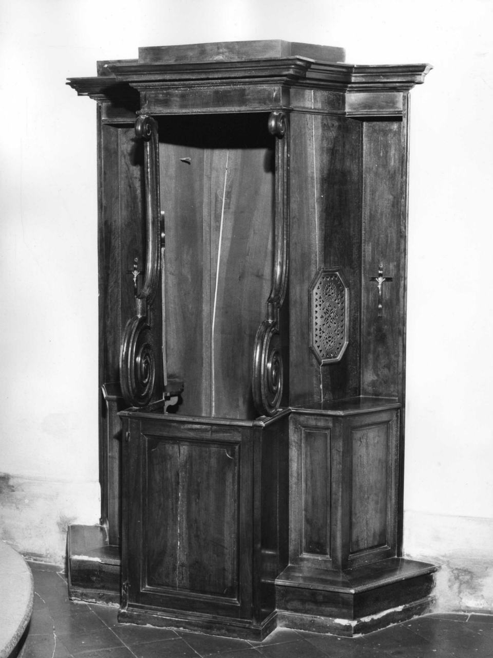 confessionale - manifattura pistoiese (sec. XIX)