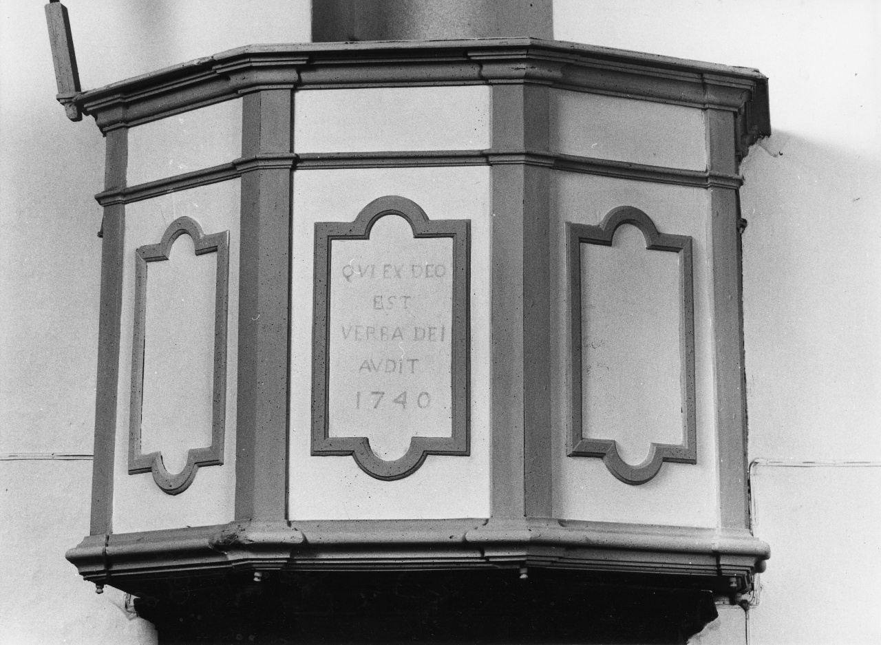 pulpito - manifattura toscana (sec. XVIII)