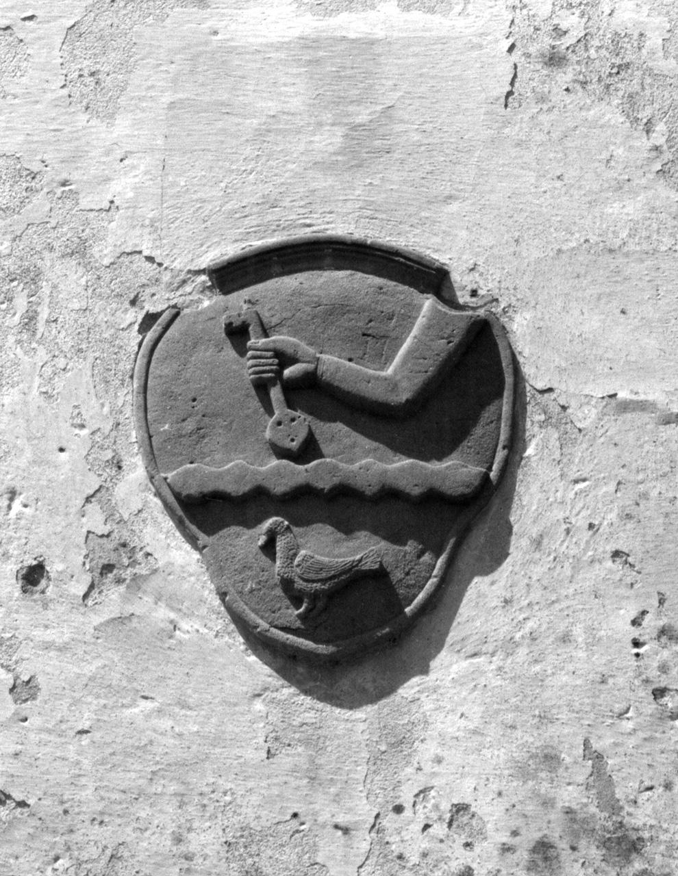 stemma gentilizio della famiglia Gori, stemma gentilizio (rilievo) - manifattura toscana (sec. XVIII)