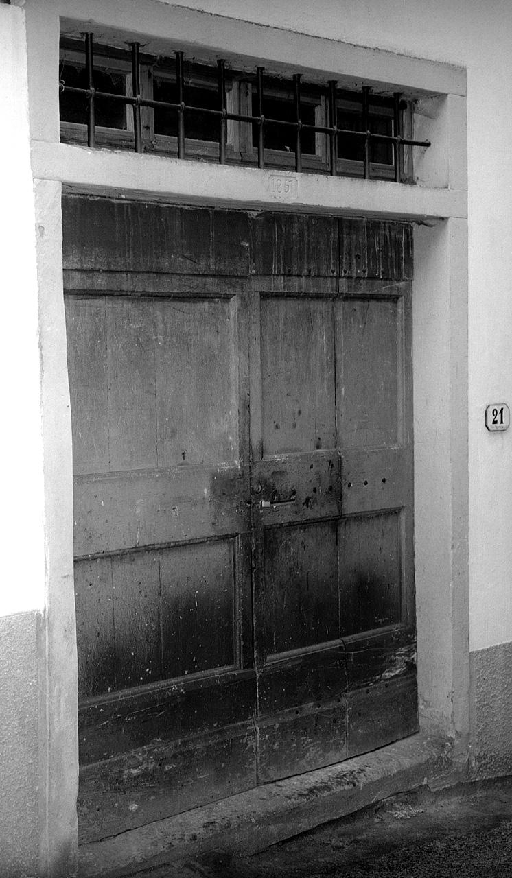 mostra di porta - manifattura toscana (sec. XIX)