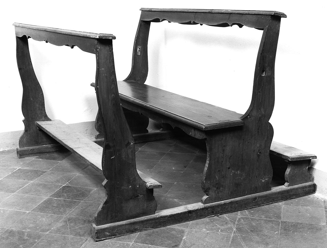 panca - produzione toscana (fine/inizio secc. XVIII/ XIX)