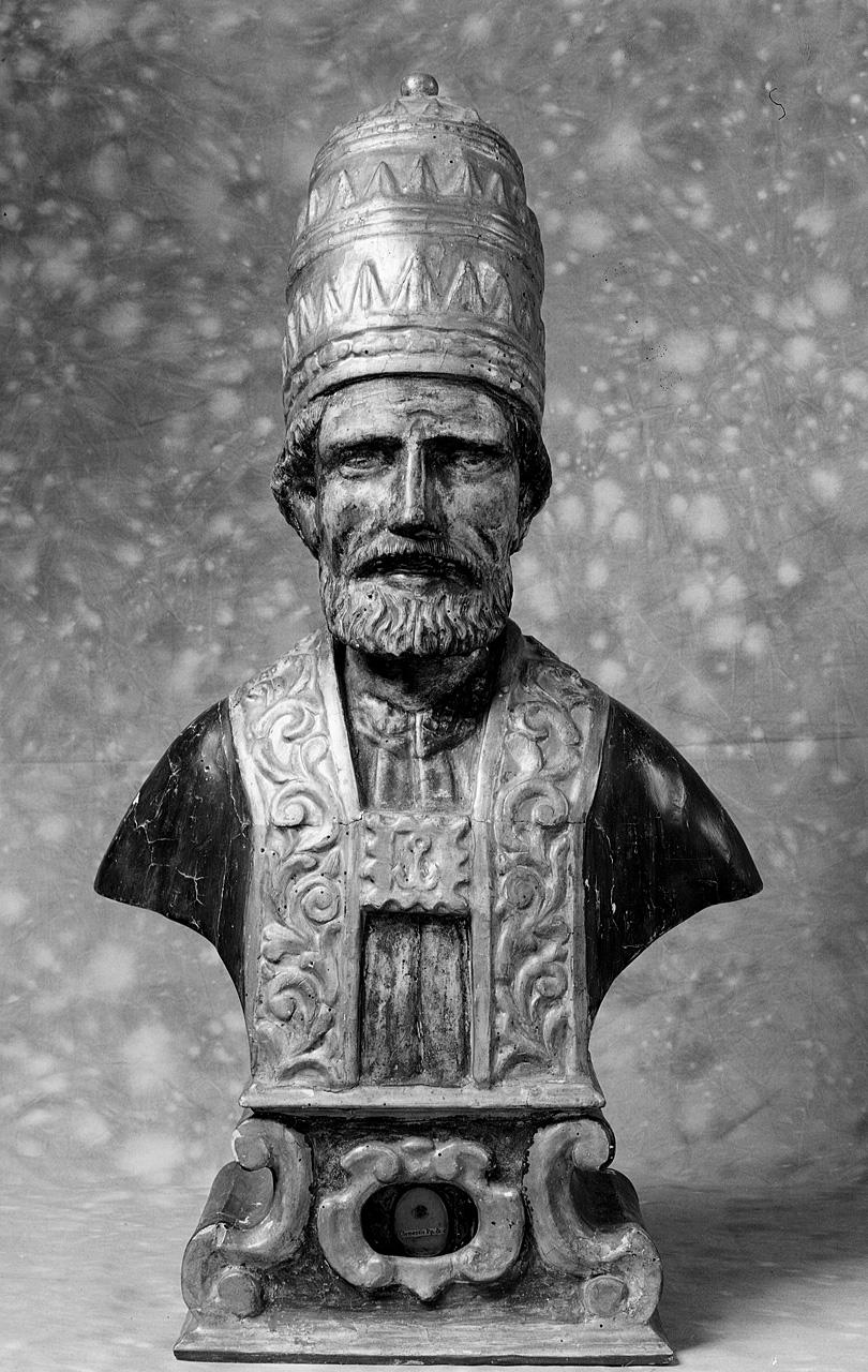 Santo (reliquiario - a busto) - ambito toscano (sec. XVIII)