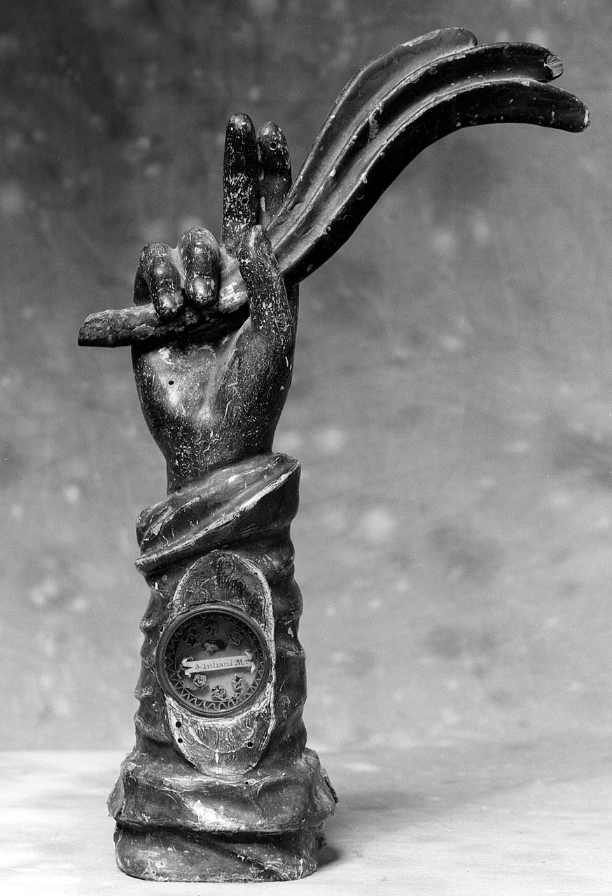 reliquiario antropomorfo - a braccio - bottega fiorentina (sec. XVIII)