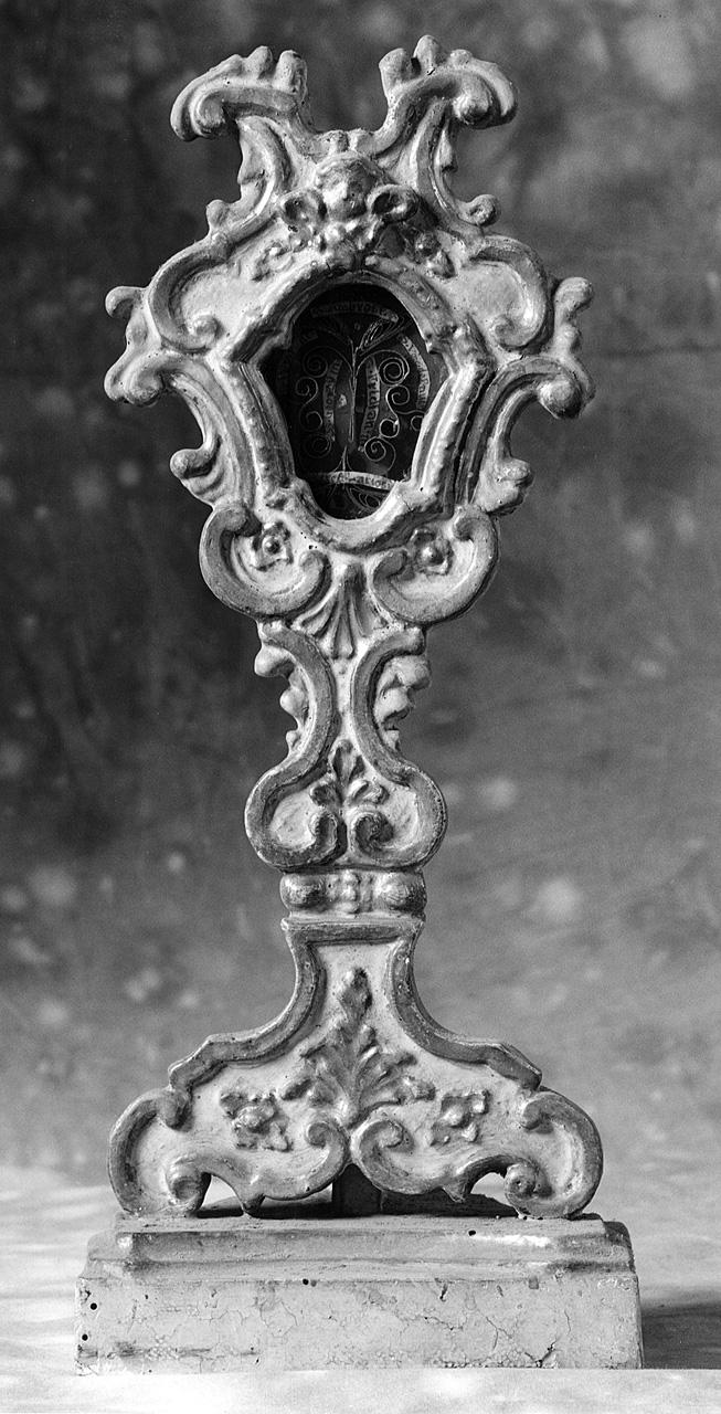 reliquiario - a ostensorio, serie - produzione toscana (metà sec. XVIII)