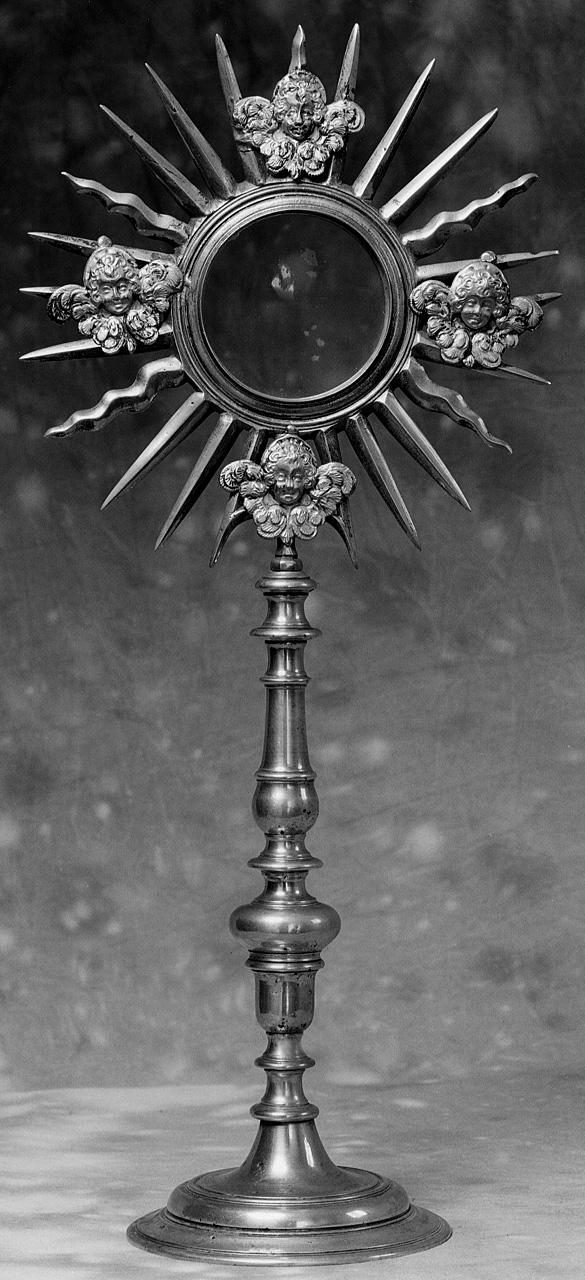 ostensorio - a raggiera - bottega toscana (sec. XVII)