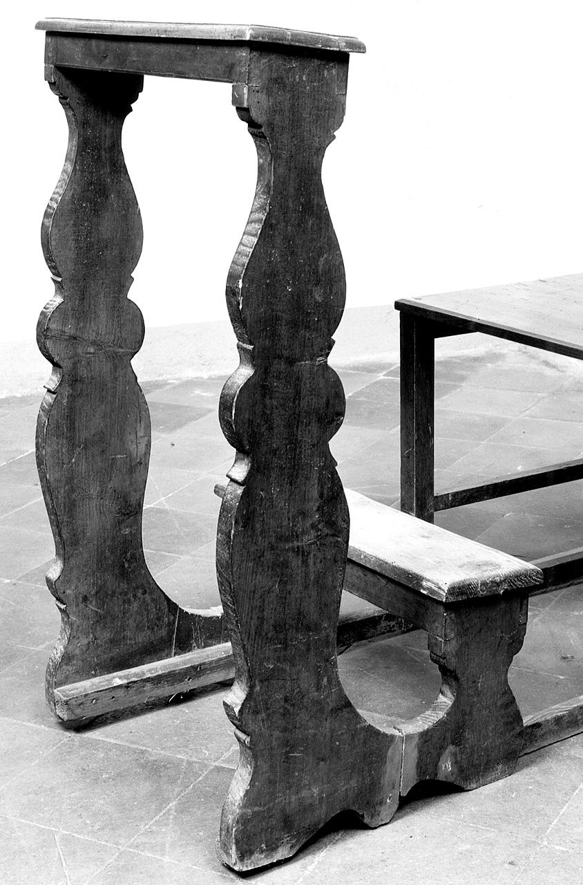 inginocchiatoio - produzione toscana (seconda metà sec. XIX)