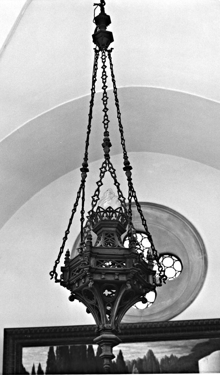 lampada pensile - produzione toscana (sec. XIX)