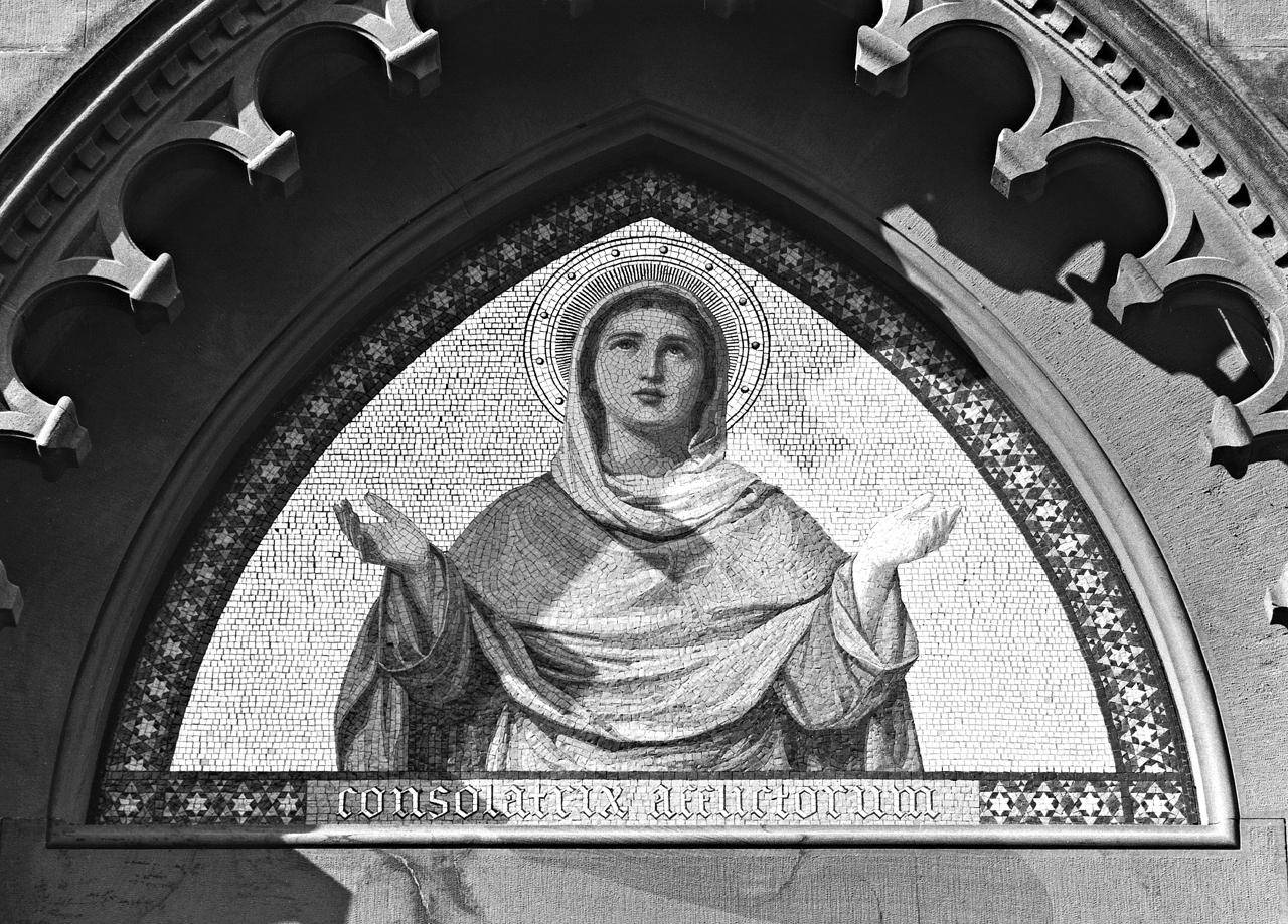 Madonna della Consolazione (decorazione musiva) - ambito toscano (sec. XIX)