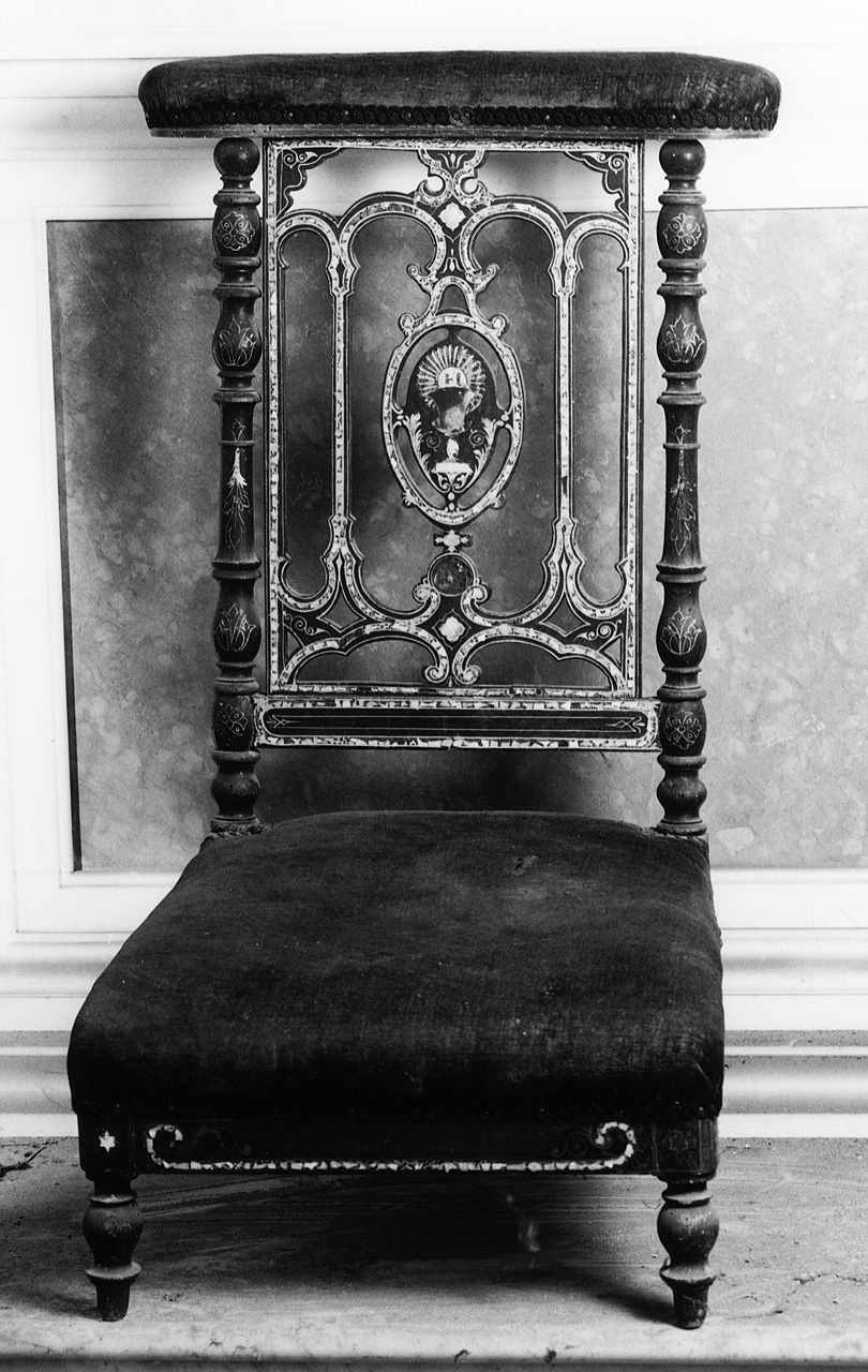 inginocchiatoio - bottega toscana (prima metà sec. XIX)