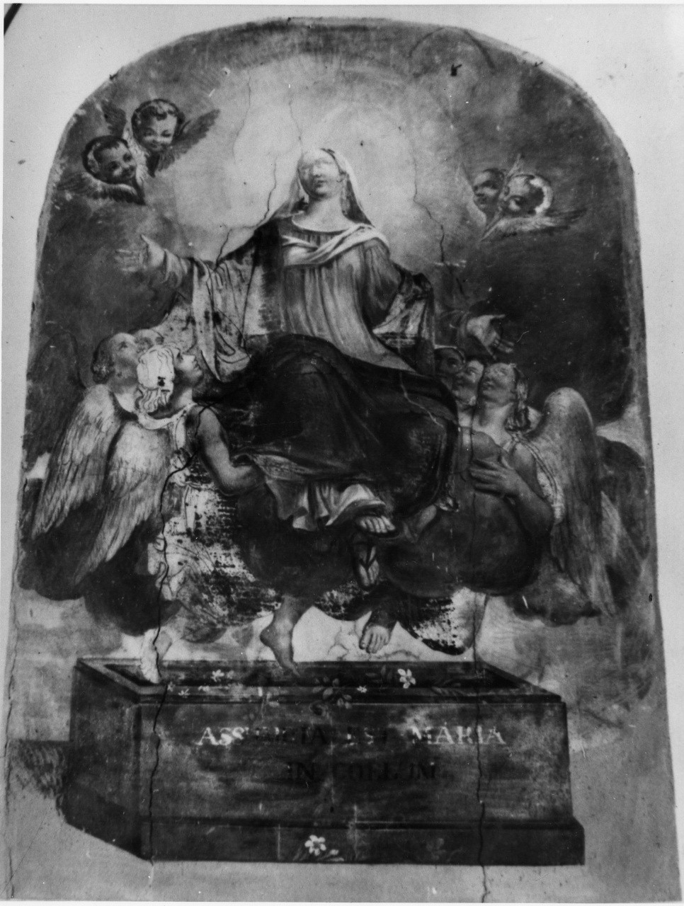 assunzione della Madonna (dipinto) di Valiani Bartolomeo (attribuito) (secondo quarto sec. XIX)