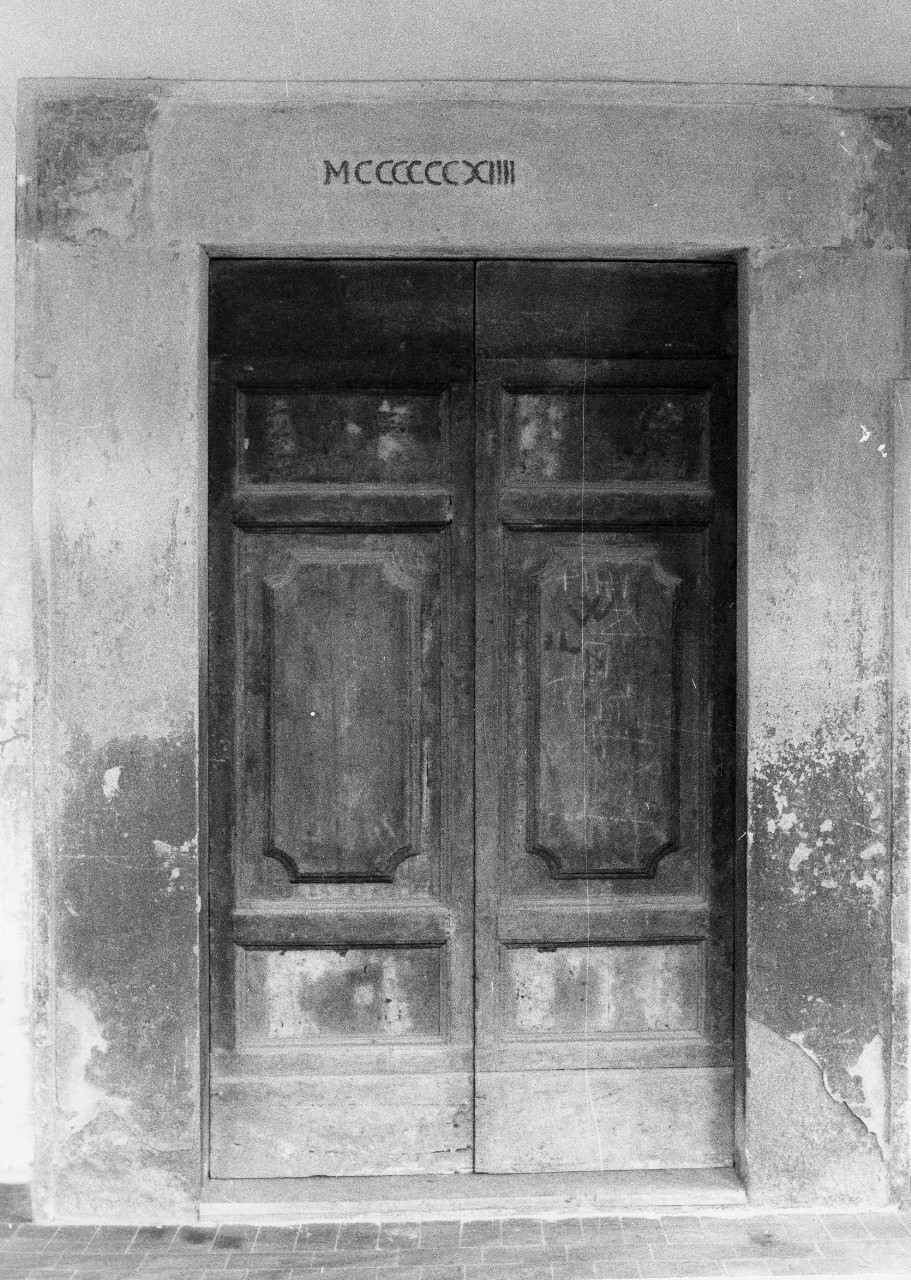 architrave di porta - bottega toscana (sec. XVII)