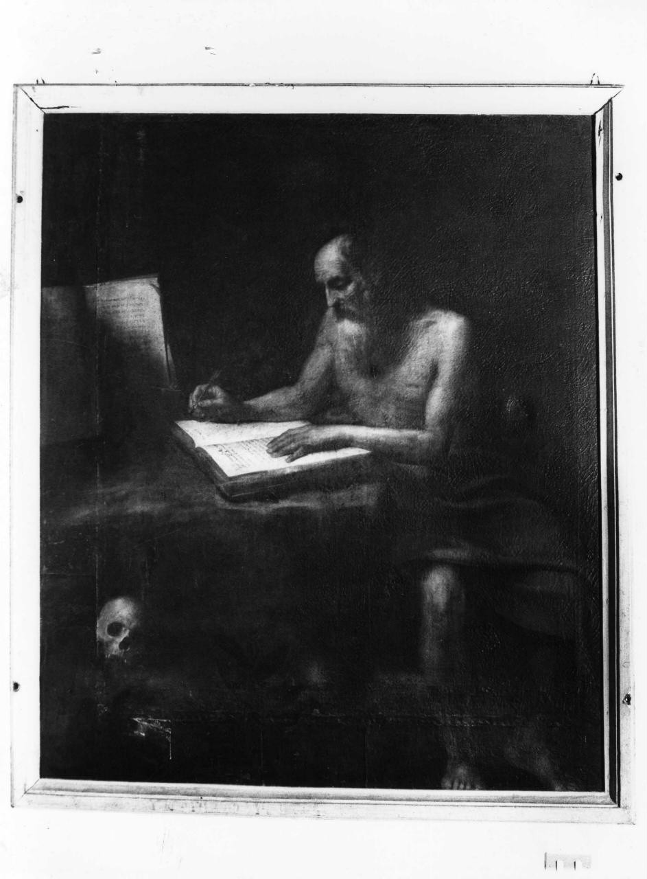 San Girolamo penitente nello studio (dipinto) - ambito fiorentino (sec. XVII)