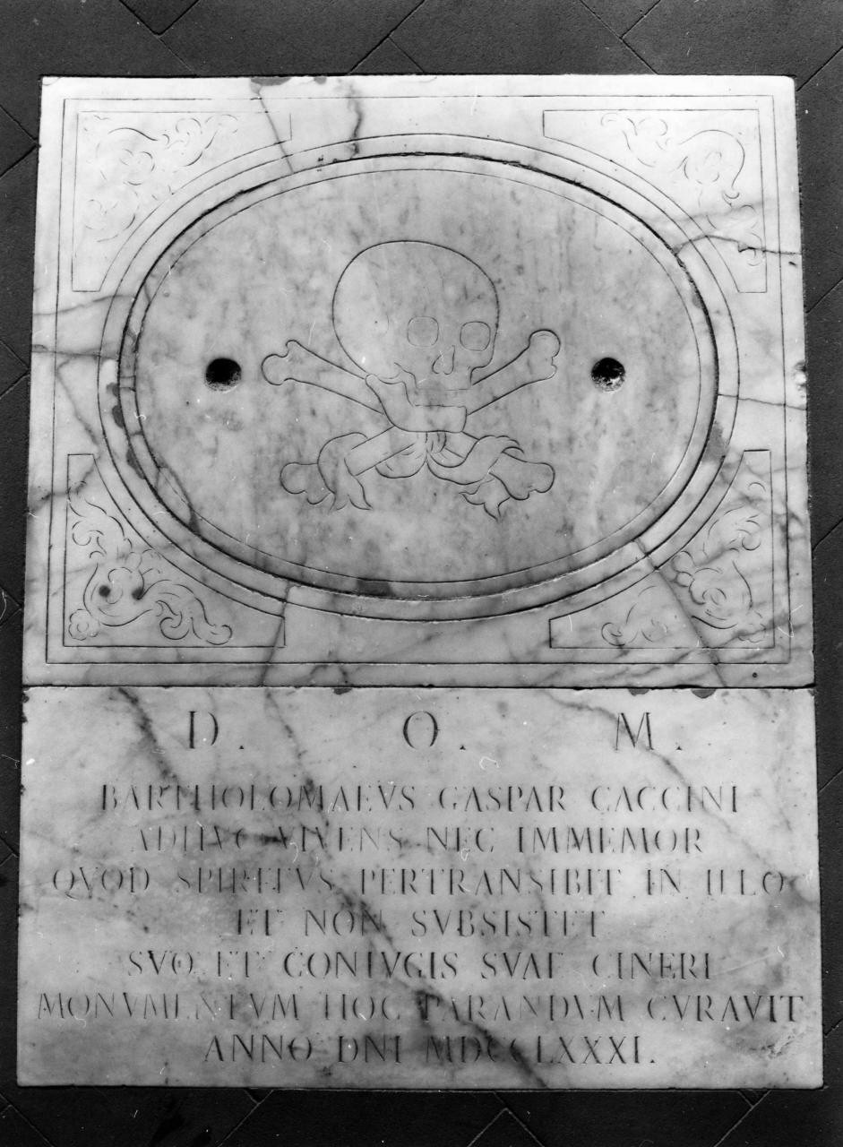 lastra tombale - manifattura fiorentina (sec. XVIII)