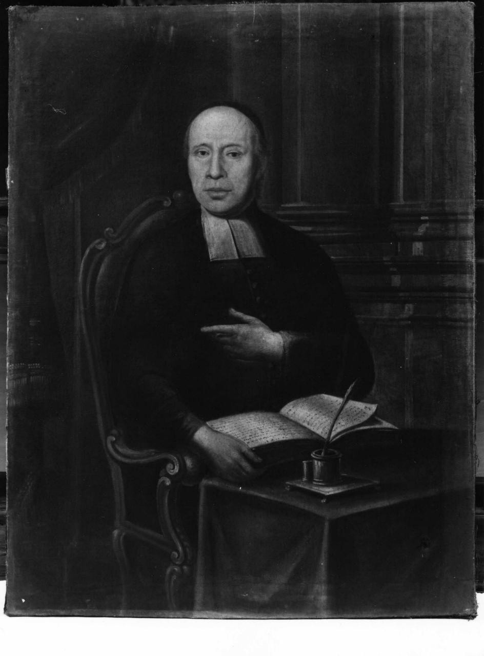 ritratto di guardiano della Congregazione (dipinto) - ambito fiorentino (secc. XVIII/ XIX)