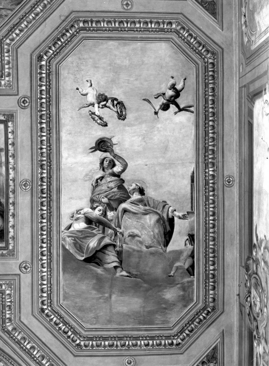 Santa Caterina d'Alessandria, Sant'Agata, Santa Cecilia (dipinto) di Lippi Lorenzo (sec. XVII)