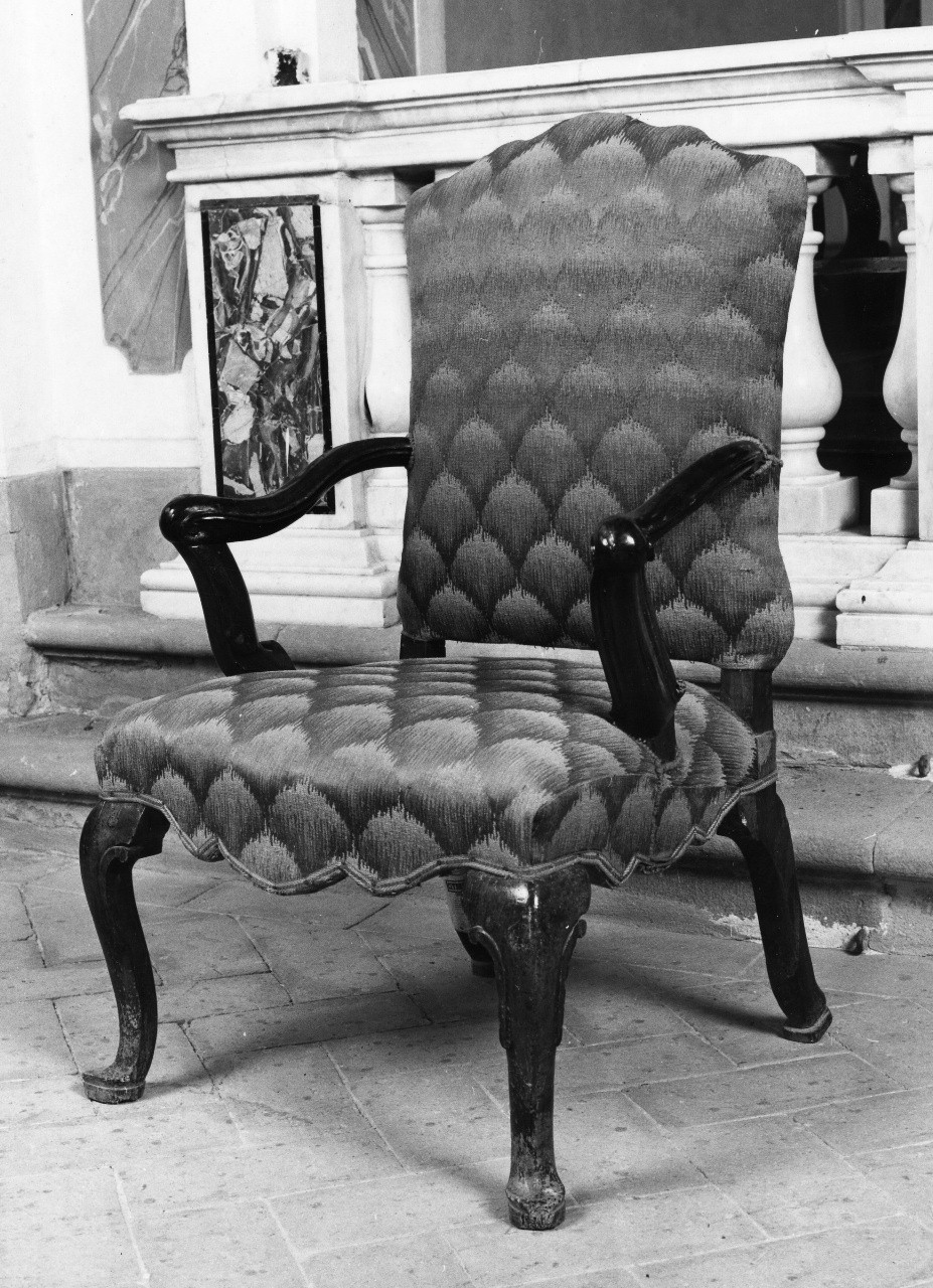 poltrona - da cerimonia - bottega toscana (metà sec. XVIII)