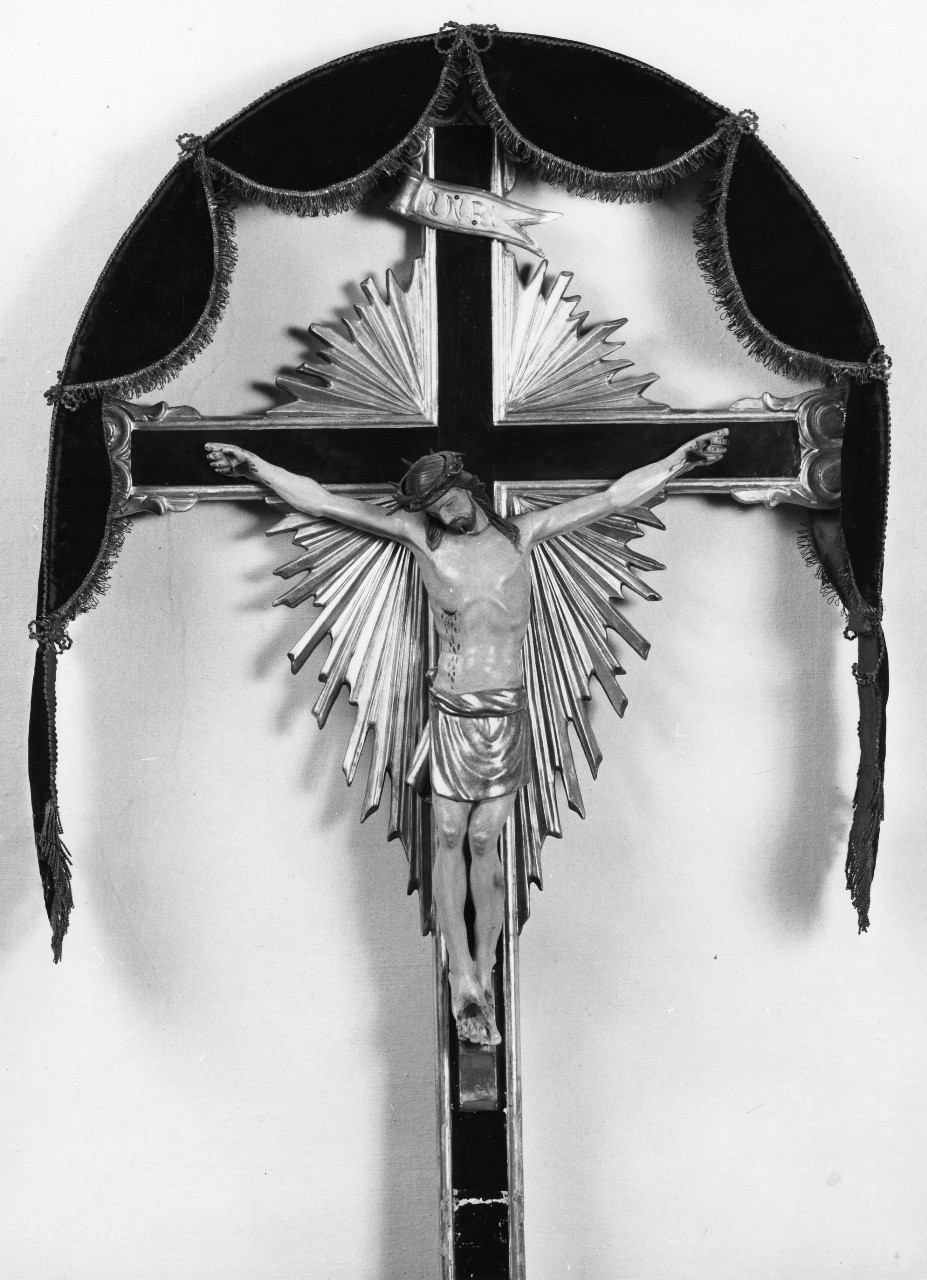 Cristo crocifisso (croce processionale) - bottega toscana (sec. XIX)